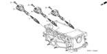 Diagram for Honda Insight Ignition Coil - 30520-PHM-S01