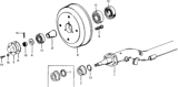 Diagram for Honda Civic Brake Drum - 42610-663-010