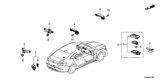 Diagram for Honda Insight Car Key - 72147-TXM-A01