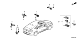 Diagram for Honda Insight Transmitter - 72147-TXM-A01