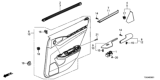 Diagram for 2021 Honda Civic Weather Strip - 72835-TGG-A01