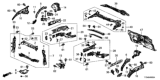 Diagram for Honda Pilot Control Arm Bolt - 90182-S0X-A00