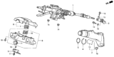 Diagram for Honda Odyssey Steering Column - 53200-SX0-A04