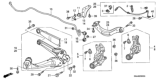 Diagram for 2011 Honda Civic Control Arm - 52400-SNA-A00