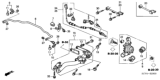 Diagram for Honda CR-V Trailing Arm Bushing - 52365-S5A-802
