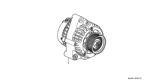 Diagram for Honda Accord Alternator - 31100-P8C-A02