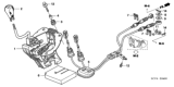 Diagram for Honda Element Automatic Transmission Shift Levers - 54100-SCV-A01