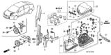 Diagram for 2008 Honda Civic Engine Control Module - 37820-RNE-A56