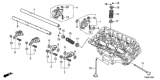 Diagram for 2012 Honda Pilot Rocker Arm - 14624-RN0-A00