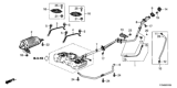 Diagram for Honda HR-V Fuel Tank Strap - 17522-T7L-H00