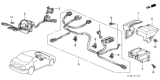 Diagram for 1999 Honda Civic Air Bag Control Module - 77960-S04-N93