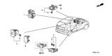 Diagram for 2011 Honda Fit Instrument Panel Light Bulb - 35850-SMA-J11