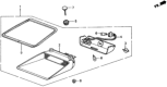 Diagram for Honda CRX Light Socket - 34274-SB2-671