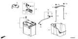 Diagram for 2014 Honda Fit EV Battery Terminal - 32410-TX9-A01