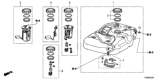 Diagram for 2014 Honda Odyssey Fuel Level Sensor - 17047-TK8-A01