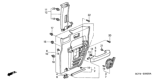 Diagram for Honda Element Armrest - 83733-SCV-A01ZA
