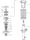 Diagram for 1986 Honda CRX Coil Spring Insulator - 51722-SA0-004