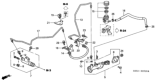 Diagram for 2002 Honda Civic Hydraulic Hose - 46961-S7C-A01