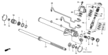 Diagram for 1998 Honda Prelude Rack And Pinion - 53626-S30-A01