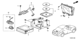 Diagram for 2010 Honda Accord Antenna - 39835-TA0-A02