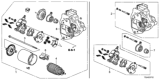 Diagram for 2015 Honda Crosstour Starter Motor - 31200-5G0-A04