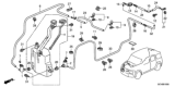 Diagram for Honda Element Windshield Washer Nozzle - 76810-SCV-A01ZC