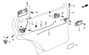 Diagram for 1987 Honda Civic Door Lock - 76450-SB4-003