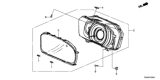 Diagram for Honda CR-V Speedometer - 78100-T0A-A01