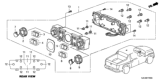 Diagram for 2008 Honda Ridgeline A/C Switch - 79600-SJC-305ZA