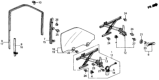 Diagram for 1988 Honda Civic Window Run - 72275-SH4-J02