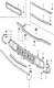 Diagram for 1981 Honda Accord Grille - 62301-688-670