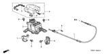 Diagram for Honda Civic Accelerator Cable - 17880-PZA-A01