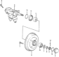 Diagram for Honda Accord Brake Caliper Bracket - 52215-SA5-040