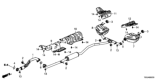 Diagram for 2018 Honda Civic Muffler - 18307-TBH-A71