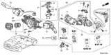Diagram for 2006 Honda Accord Ignition Lock Cylinder - 06350-SDN-305