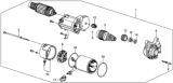 Diagram for Honda CRX Armature - 31207-PC2-662
