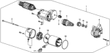 Diagram for 1987 Honda Accord Starter Motor - 31200-PD2-661