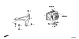 Diagram for 2022 Honda Odyssey ABS Control Module - 57100-THR-A82