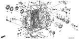 Diagram for 2007 Honda Ridgeline Bellhousing - 21110-RJF-306