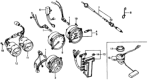 Diagram for 1979 Honda Civic Tachometer - 37250-658-662