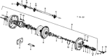 Diagram for 1978 Honda Civic Brake Booster Vacuum Hose - 46405-657-671