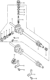 Diagram for Honda Prelude Rack & Pinion Bushing - 53435-693-000