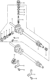 Diagram for 1979 Honda Prelude Steering Gear Box - 53040-692-671