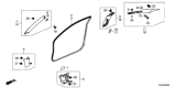 Diagram for 2016 Honda Civic Door Seal - 72315-TBG-A01