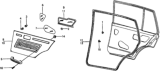 Diagram for 1979 Honda Civic Door Seal - 76880-663-013