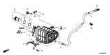Diagram for Honda Civic Vapor Canister - 17011-TR0-A01