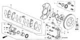 Diagram for Honda Civic Brake Pad Set - 45022-SNB-010