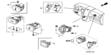 Diagram for 2004 Honda Element Instrument Panel Light Bulb - 35850-SCV-A01