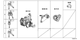 Diagram for 2016 Honda Fit Ignition Lock Cylinder - 06351-T5A-901