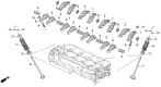 Diagram for Honda Odyssey Exhaust Valve - 14721-P0B-A00